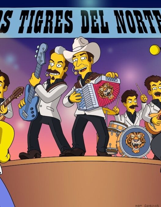 Los Tigres del Norte estrenan corrido original en Los Simpson
