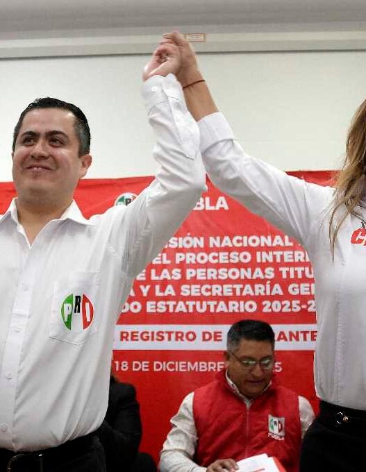 Xitlalic Ceja y Rivera asumen dirigencia del PRI Puebla 2025-2029