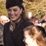 Kate Middleton y Charlotte destacan en la misa navideña en Sandringham