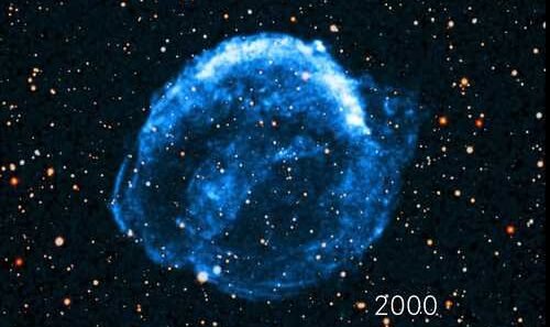 NASA publica video sobre 25 años de evolución de la supernova de Kepler