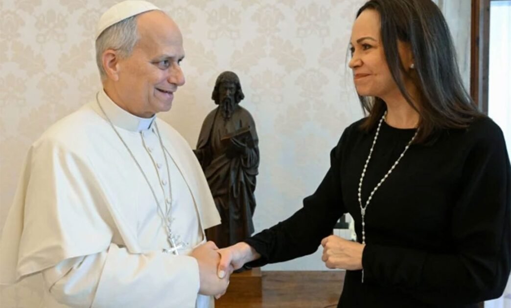 El Papa León XIV recibe a María Corina Machado en el Vaticano