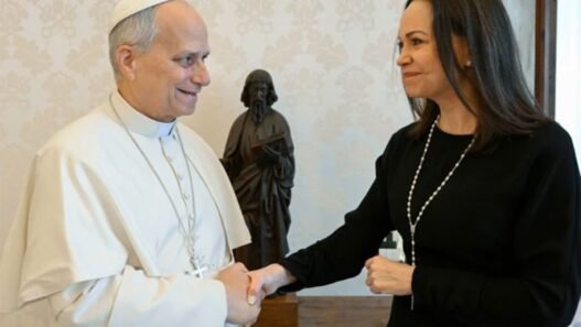 El Papa León XIV recibe a María Corina Machado en el Vaticano