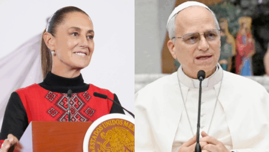 Sheinbaum inicia gestiones para visita del Papa León XIV en 2026