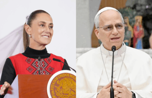 Sheinbaum inicia gestiones para visita del Papa León XIV en 2026