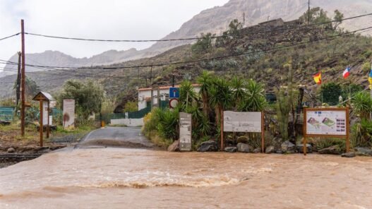 Borrasca Therese deja 2.100 incidentes e inundaciones en Canarias