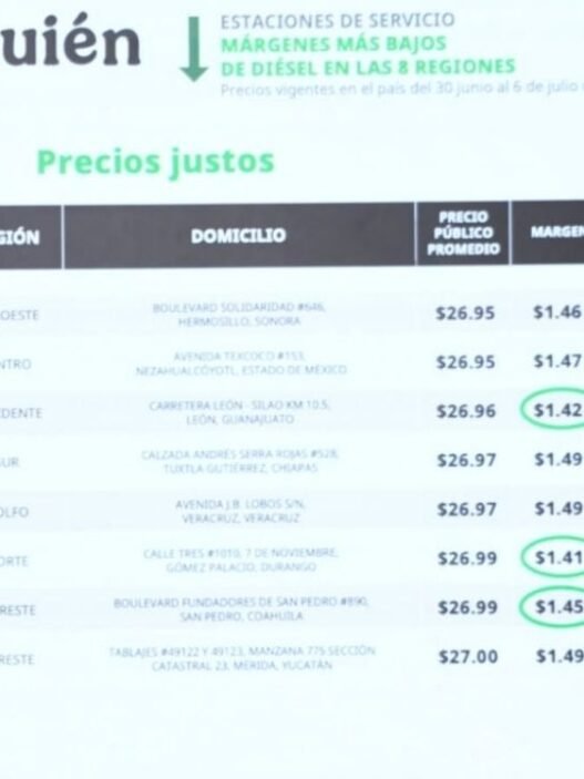Profeco: 20% de gasolineras venden diésel sobre precio acordado