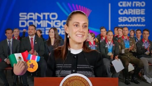 Sheinbaum anuncia incentivos a atletas tras récord en Centroamericanos