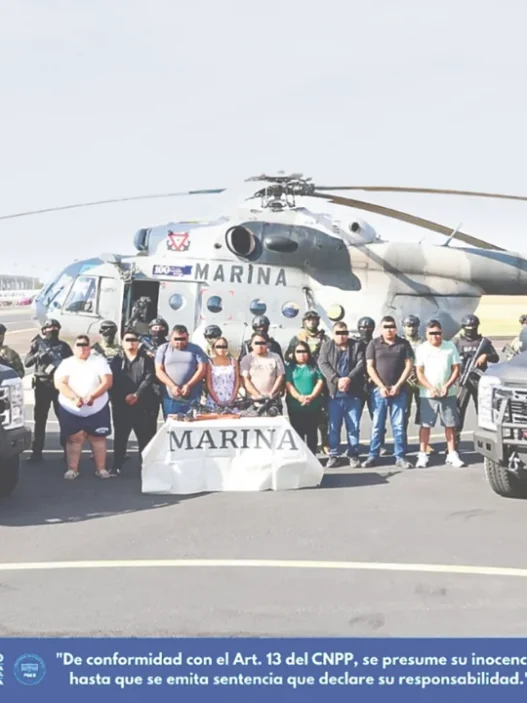 Detienen a 10 líderes sindicales ligados al Cártel de Sinaloa en Oaxaca