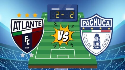 Atlante derrota 2-1 a Pachuca y se afianza en la Liga MX