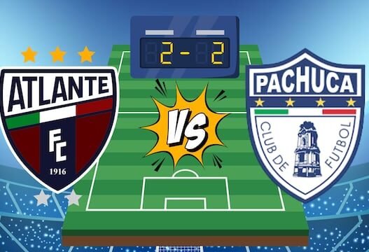 Atlante derrota 2-1 a Pachuca y se afianza en la Liga MX