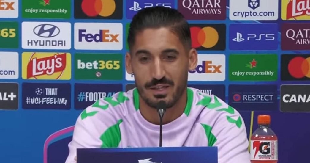 Álvaro Valles, ilusionado por el debut del Betis en Champions
